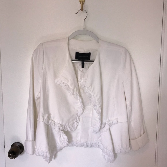 BCBG Max Azria Wade Tiered Fringe Jacket - Picture 3 of 13